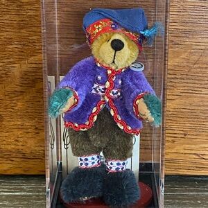 Mohair Bear in Ethnic Outfit